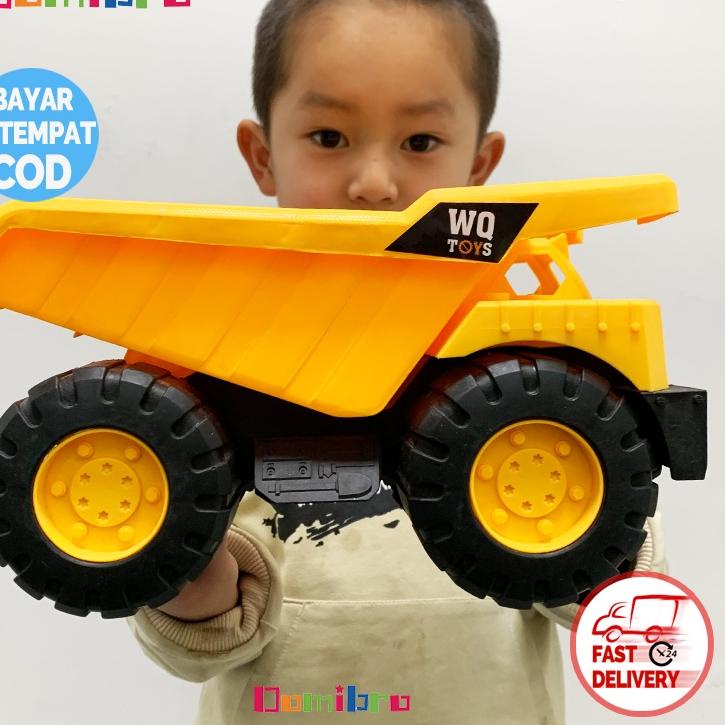 ۩ [COD] Mainan Truk Besar Truk Pasir Mainan Mobil Konstruksi Mainan Untuk Anak Laki-Laki ▼