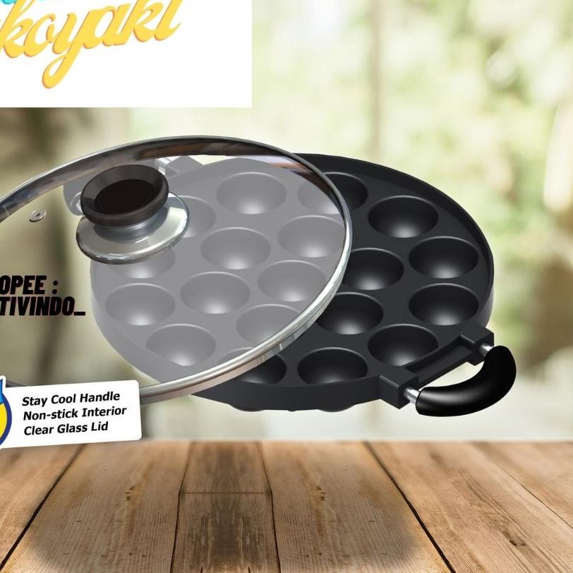 ➩ CETAKAN KUE TAKOYAKI - CETAKAN 19 LUBANG - TAKOYAKI PAN - ORIGINAL - CETAKAN 19 SUGGO - CETAKAN 19