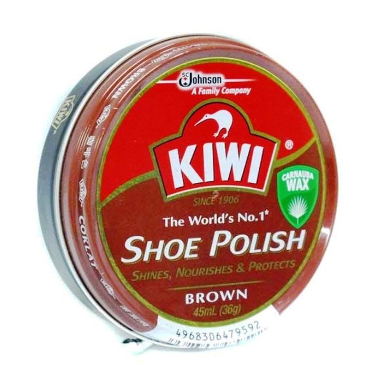 KIWI SHOE POLISH BROWN 45