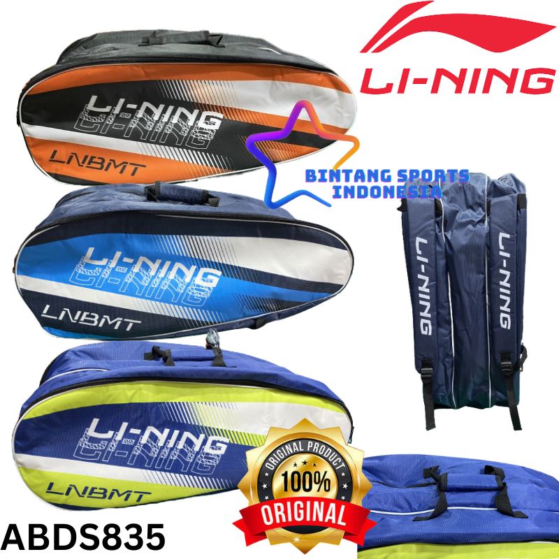 TAS LINING BADMINTON BULUTANGKIS LINING ABDS835 ABDS 835 ORIGINAL