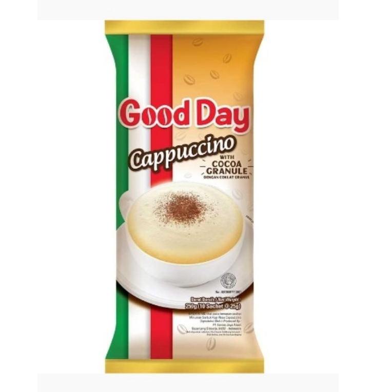 

U21 Good Day Cappuccino 10x25g renceng TERPOPULER ㄺ