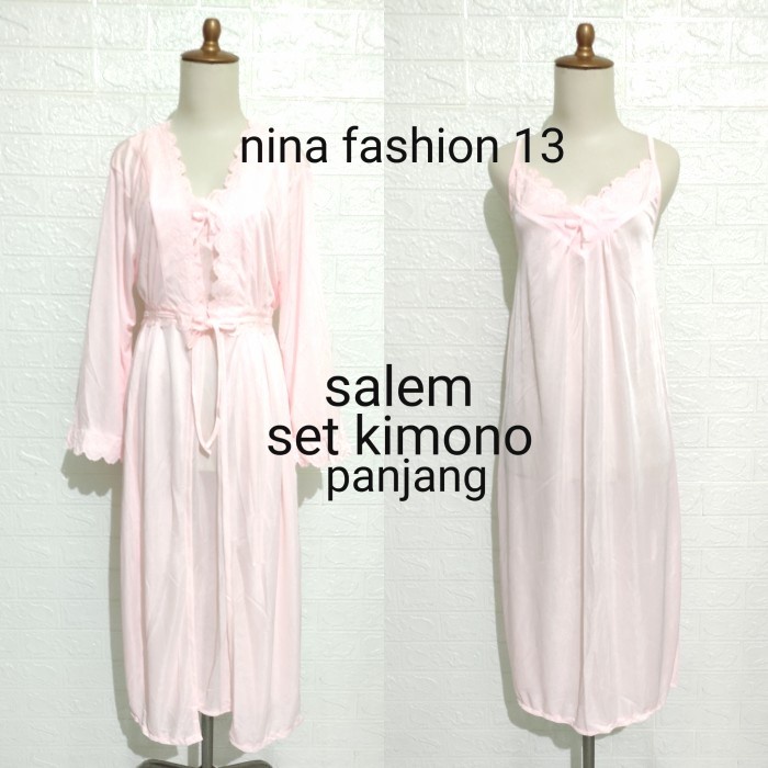 piyama baju tidur panjang kimono dewasa wanita sexy