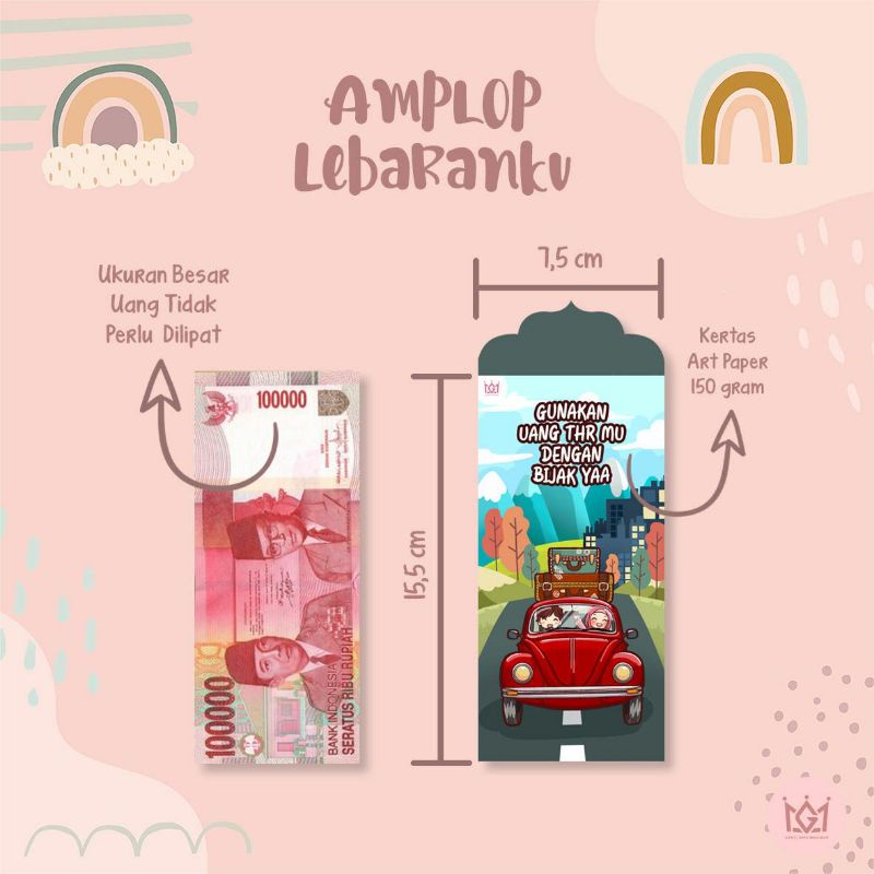 

AMPLOP LEBARAN 1 PLASTIK by GANCI UNYU MUSLIMAH