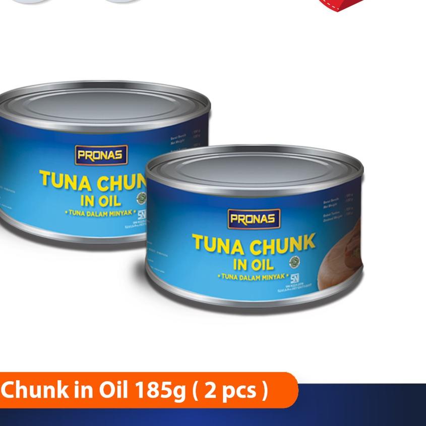 

◌ Pronas Paket Exclusive Tuna Chunk in Oil 185 g bundling 2 pcs ֍