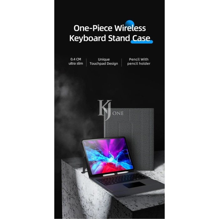 BENKS Wireless Smart Keyboard Folio Case iPad 11 12.9 inch 2018 2020 - Pro12.9 2018-20 Berkualitas