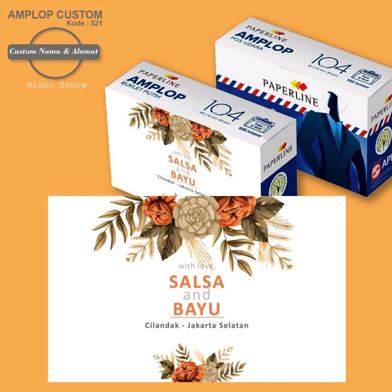 

AMPLOP KONDANGAN CUSTOM KODE 021