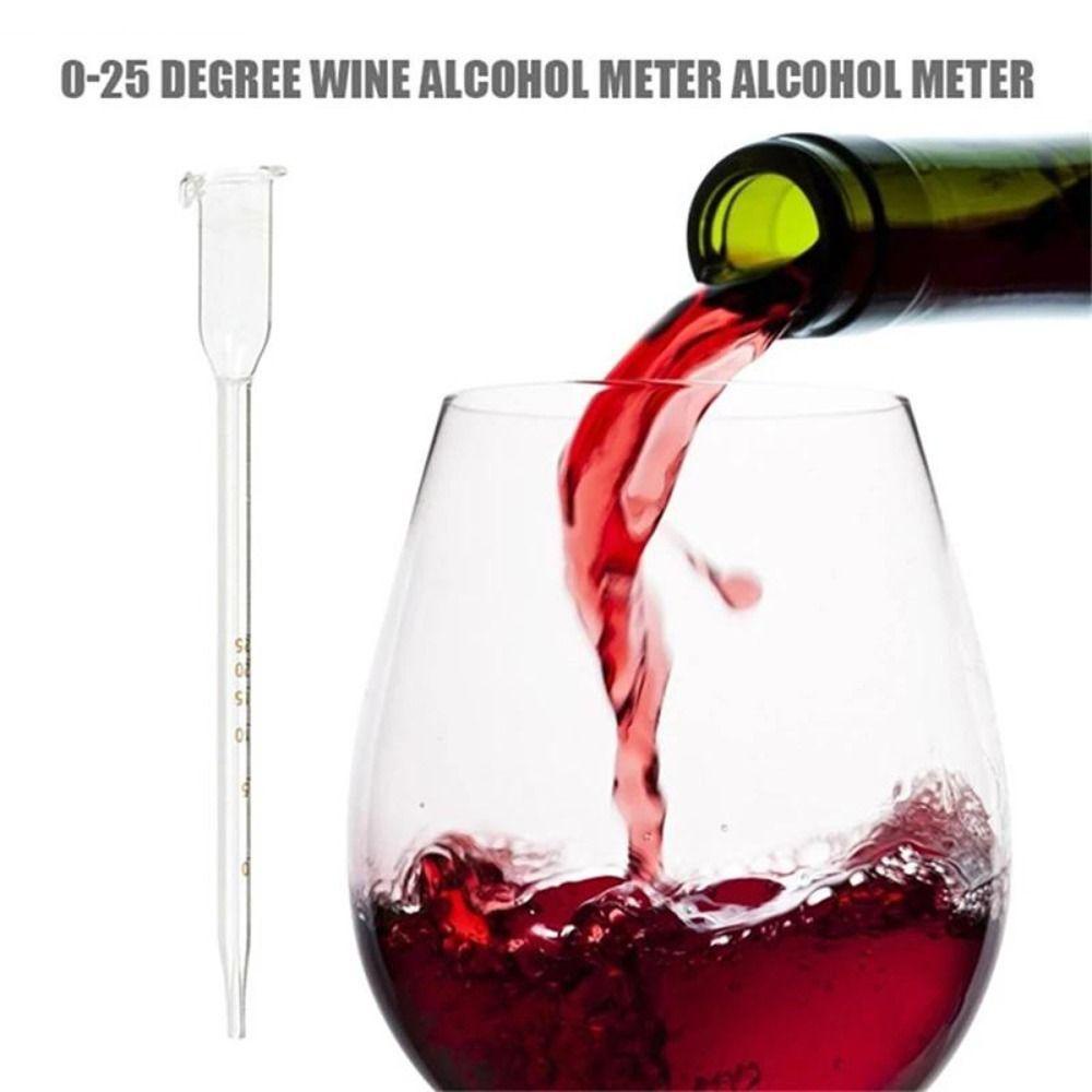 Lanfy Wine Alcohol Meter Vintage Alat Ukur Hydrometer Alkohol Alcoholmeter Alkohol Hydrometer Kadar Anggur Tester Wine Meter