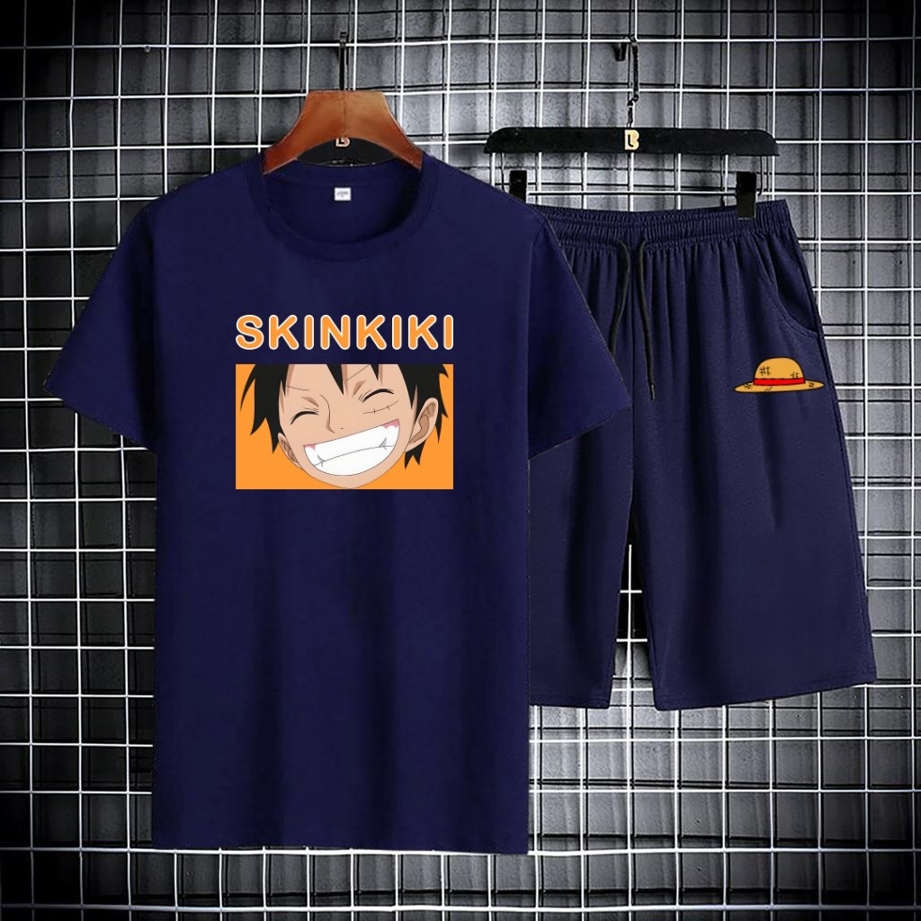 JOSJOLI_STORE/Stelan Skinkiki/Satu Stel Atasan dan Bawahan Pria Dewasa/L XL XXL