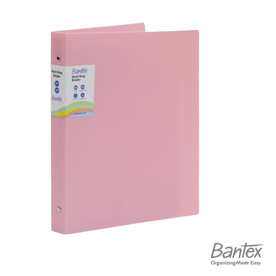 

IAN960 Bantex B5 Trendy Multi Ring Binder 26 Hole Musky Pink 3126 74 |