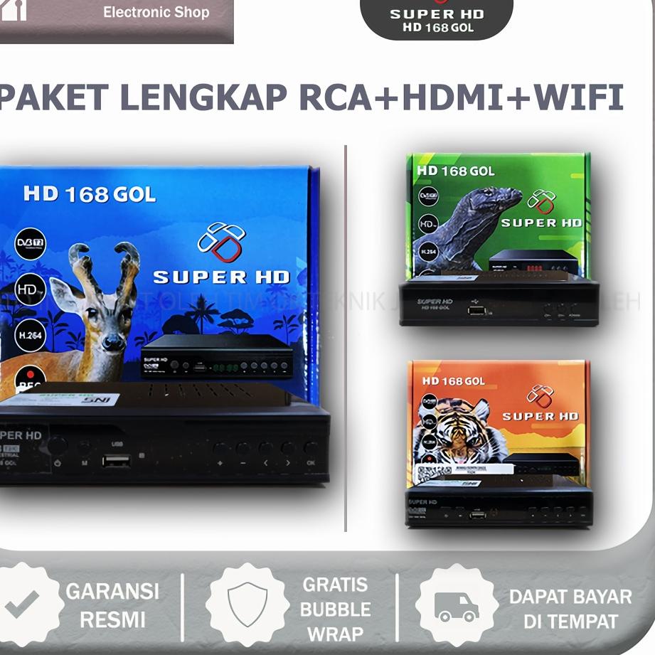 First Arrival OTJ [ COD ] + [ GRATIS ONGKIR ] Set Top Box DVB-T2 Super HD  168 By Optus Terbaru