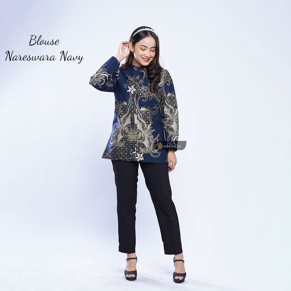 BLOUSE  NARESWARA NAVY