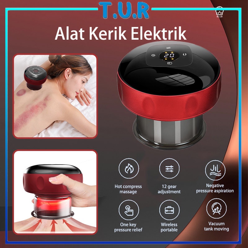 Alat Kerik Elektrik Massager /Alat kerik badan elektrik /Alat Kerok Badan Elektrik Bekam /Electric Machine Cupping /Alat Pijat Urut Kesehatan Bekam Elektrik /terapi /Bekam