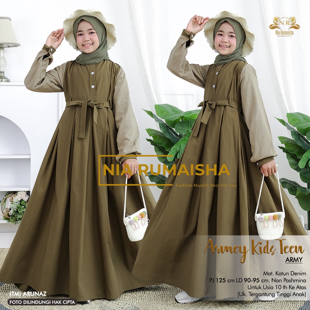 Armey Kids Gamis Anak Muslim Original Produk By Nia Rumaisha Orinaura