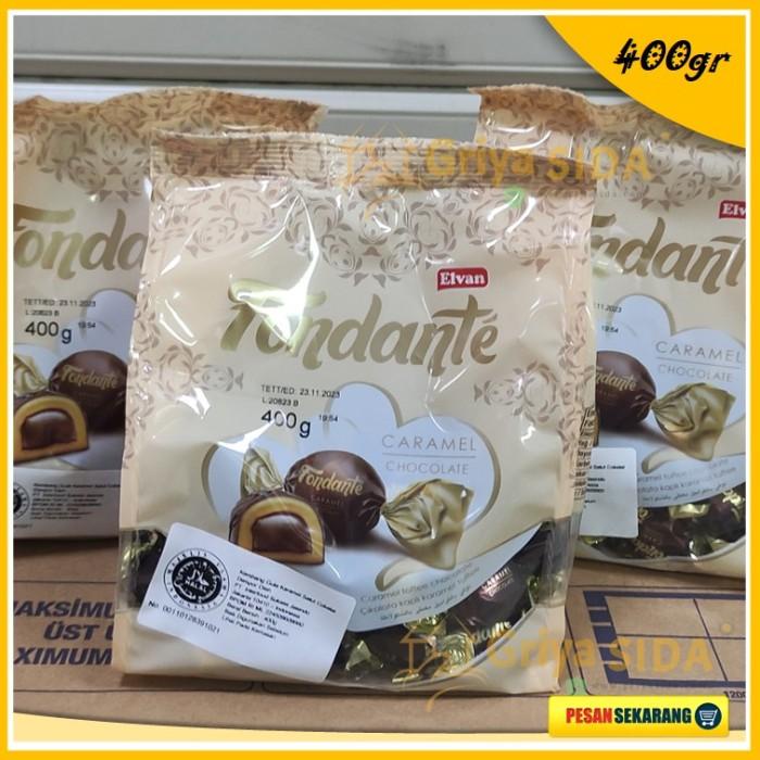 

Elvan fondante 400gr coklat turki premium elvan CARAMEL CHOCOLATE