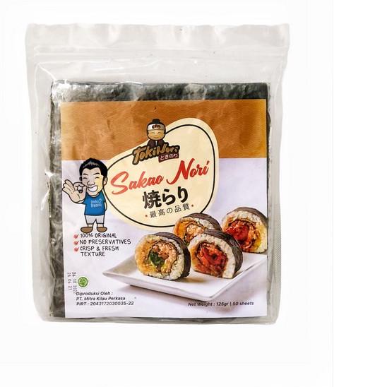 

➸ Sakao Yaki Sushi Nori- Roasted Seaweed- Rumput Laut 50 lembar ♡