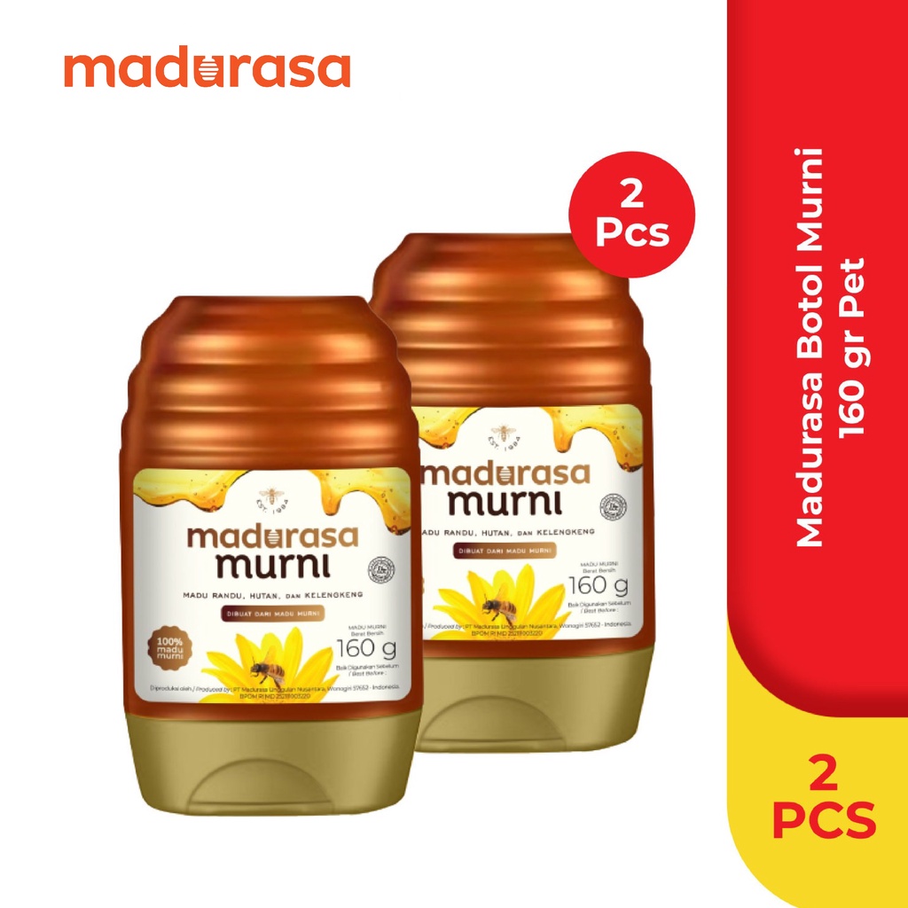 

2 Madurasa Botol Murni 160Gr Pet