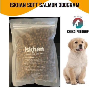 [1 PACK] ISKHAN SOFT SALMON MAKANAN ANJING 300 GR | MAKANAN DOG 300 GR