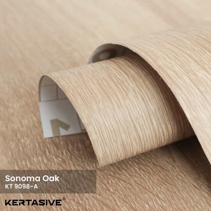 

Terlaris Kertasive Pvc Interior Film - Sonoma Oak (122Cm) /M