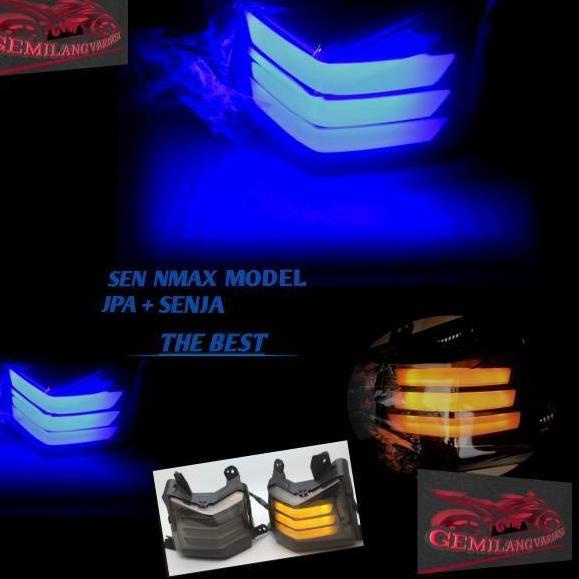 Lampu Sen Nmax Lampu Sein Nmax Sen Nmax Old Depan Led Variasi Plus Senja Biru Merah Putih - .. .. ..