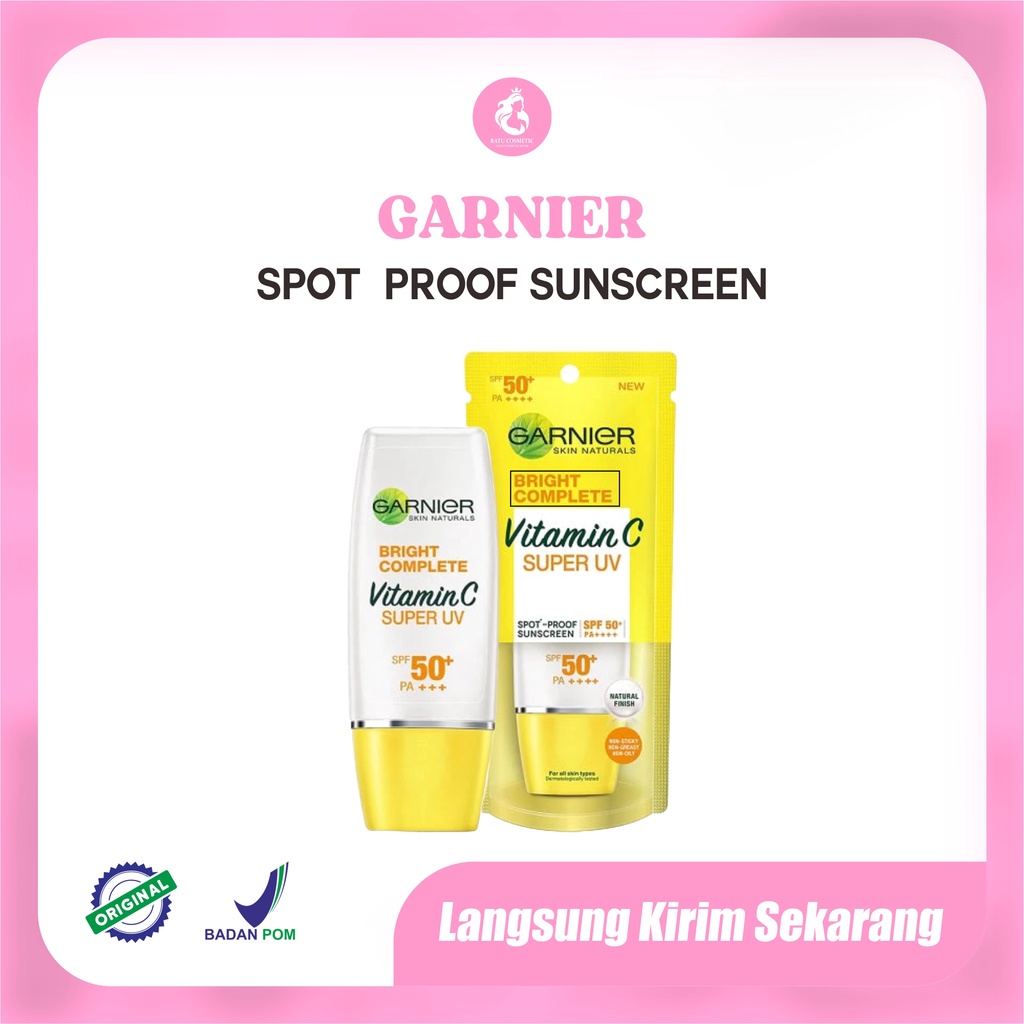 Garnier Light Super UV Spot proof Sunscreen SPF 50 Skin Care 30 ml Matte | Natural Finish