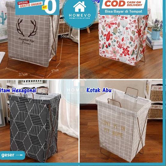 ℮ Tempat Pakaian Kotor Keranjang Baju Kotor Laundry Bag Tempat Baju Kotor ♩