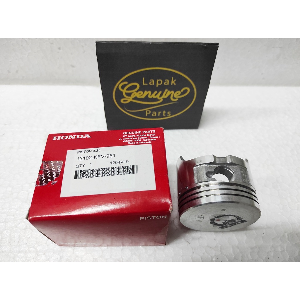 PISTON SEHER GRAND SUPRA X LAMA WIN REVO LAMA SUPRA FIT LAMA / NEW 13102-KFV-951 SIZE 25 ORI AHM