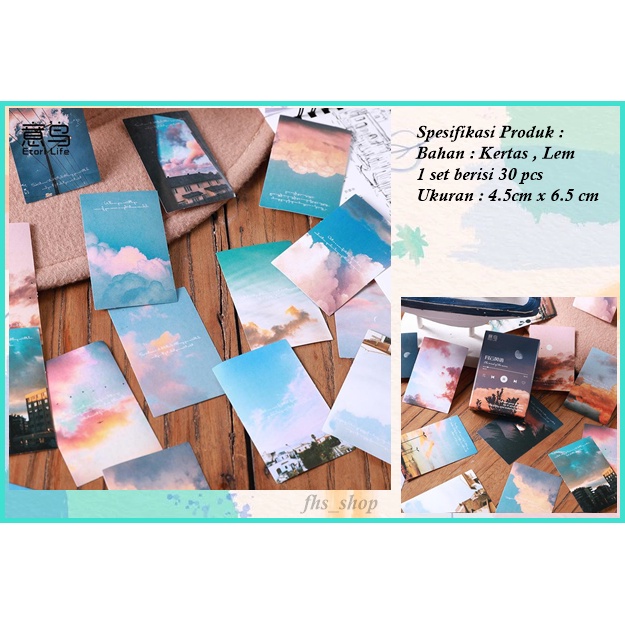 

30Pcs Stiker Aesthetic Sticker Aesthetic Scrapbook Sticker Deco Stiker Lucu Stiker Jurnal Playlist