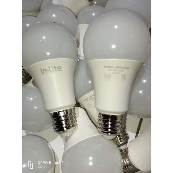 lampu led 12 wat  produksi sendiri. nyala terang.