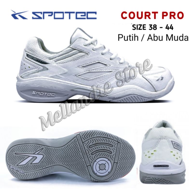 SEPATU TENNIS SEPATU OLAHRAGA TENIS PRIA WANITA - SPOTEC COURT PRO