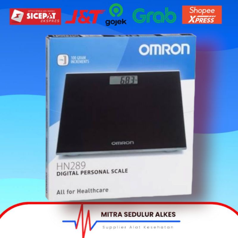 Timbangan Badan Digital HN 289 Omron warna hitam