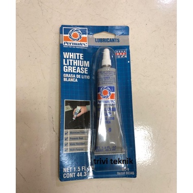 Permatex white lithium grease 80345, pelumas gemuk lithium putih wl 9