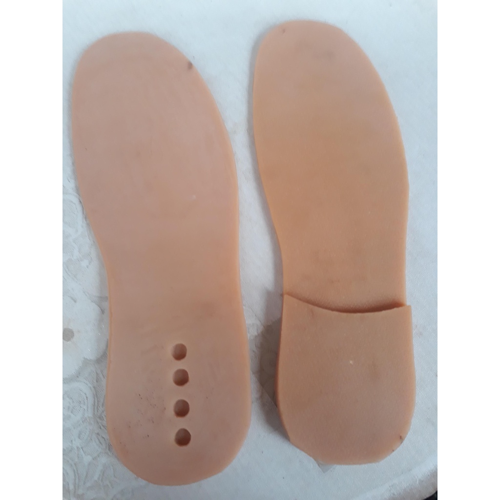 Outsole Sepatu Tebal hak 1cm, outsole Sandal karet mentah pentil, alas sepatu sandal karet mentah pe
