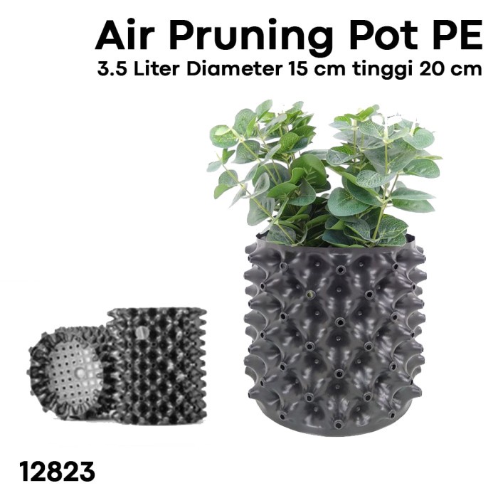 Poo Air Pot / Air Pruning Pot Sistem / Pot Pruning Pe 3.5 Liter Dim 15 Cm