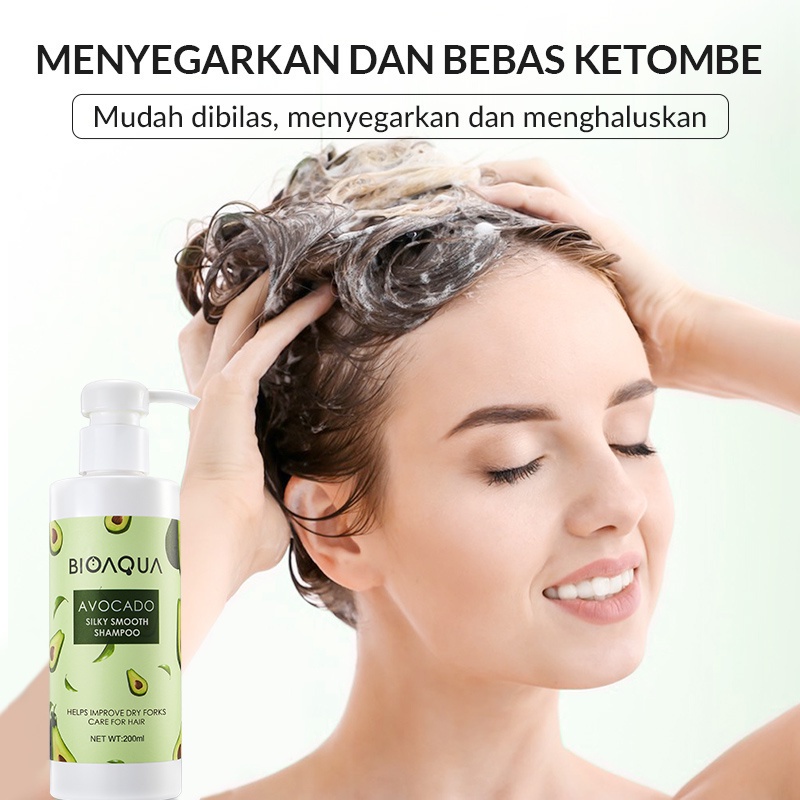 GIRLSNEED77 COD MEDAN BIOAQUA Avocado Hair Care Series Set