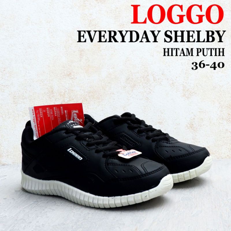 Sepatu LOGGO EVERYDAY Size 36-40,5 -  Sepatu Sekolah Perempuan - Sneakers Wanita