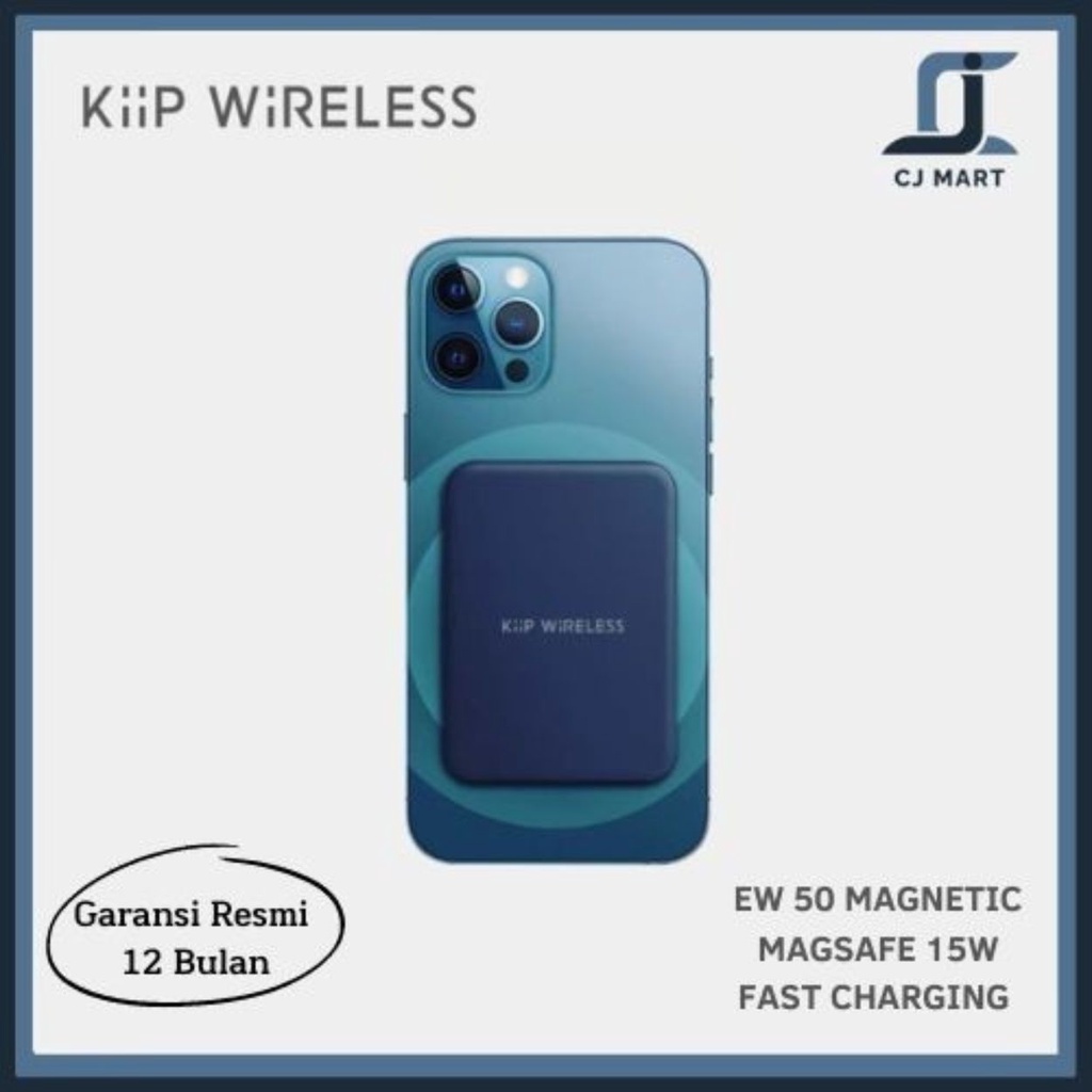 KIIP WIRELESS POWER BANK MAGNETIC MAGSAFE 15W FAST CHARGING 4200MAH