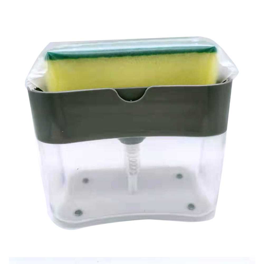 (BISA COD) FTIHSHP  Kotak Dispenser Sabun Cuci Piring Hand Push Sponge - O933