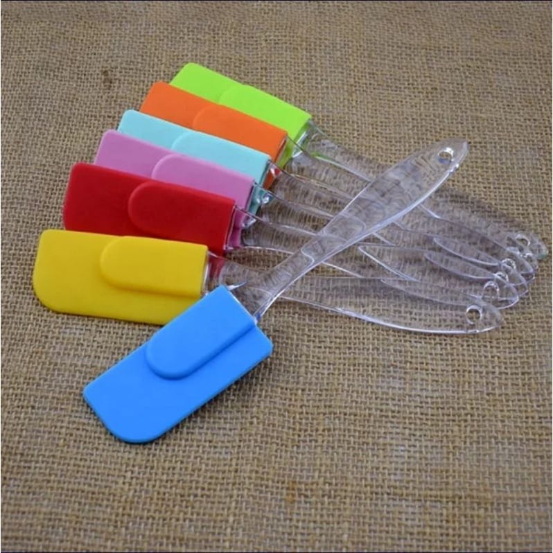 spatula kue silikon anti panas baking scrapper alat aduk adonan kue anti lengket tahan panas