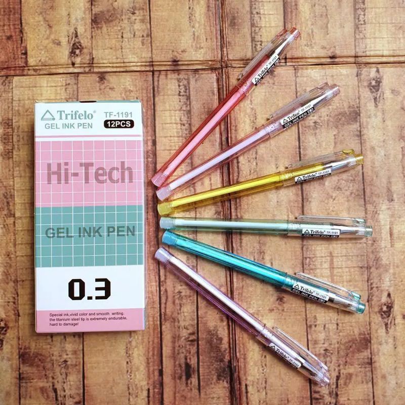 

Arm Bolpen HI Tech 0,3 TRIFELO 1191 (12 PCS)