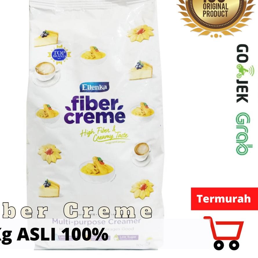 

♖ Ellenka Fiber Creme 1kg Multipurpose Creamer ( Penganti susu&Santan) ◊