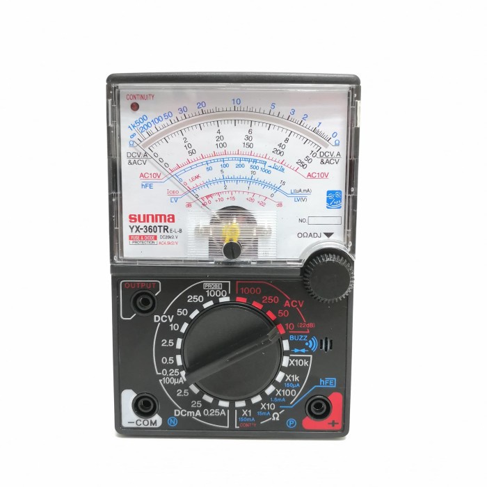 Listrik Multimeter Avometer Sumwa Yx-360 Tr Yx360Tr Ada Buzzer