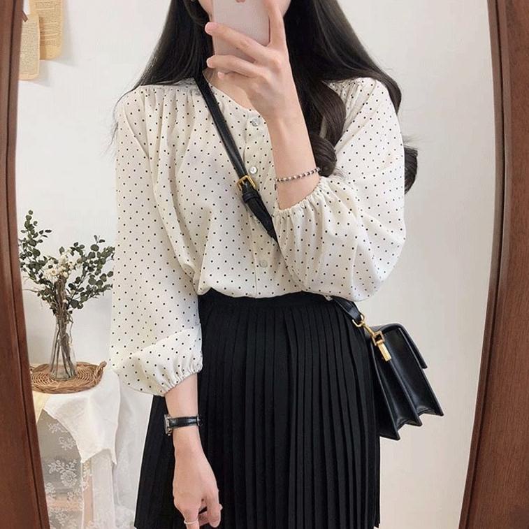 TREN TERBARU TAYOUNG BLOUSE- BLOUSE WANITA - BLOUSE KOREA - ATASAN WANITA - ATASAN - ATASAN KOREA