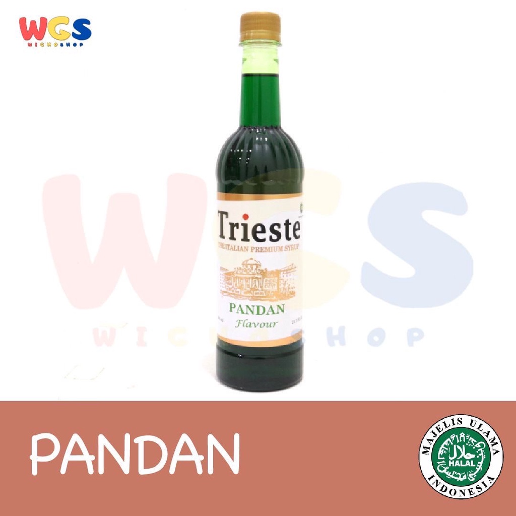 Trieste Premium Syrup Pandan Flavoured 650 ml