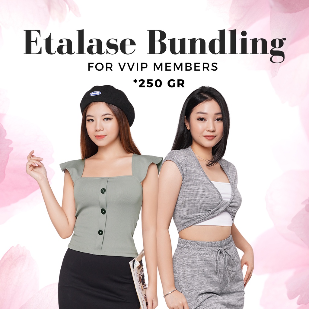 Etalase Bundling Korean Outfit Pakaian Wanita 250 gr
