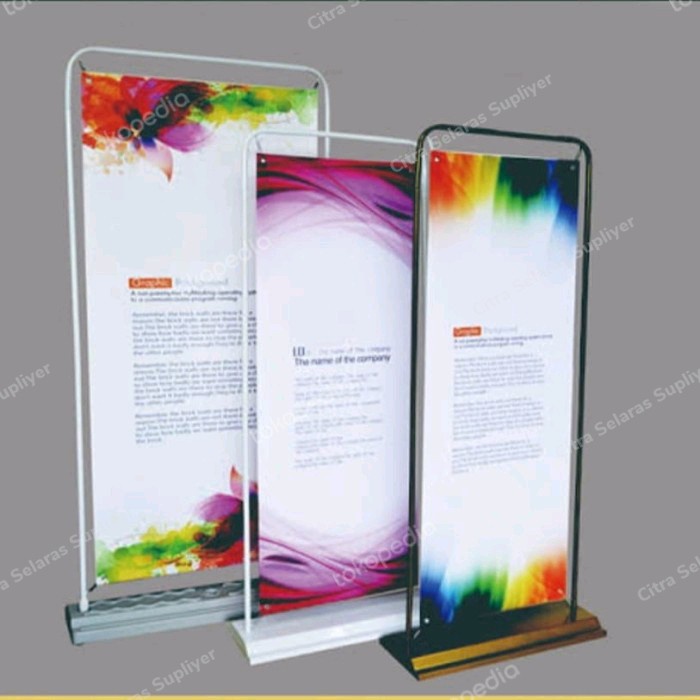 

[[JNT COD]] Standing Door Frame Banner 60x160 - ALAS BESI, 60 x 160