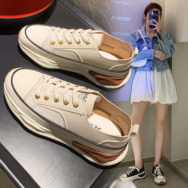 Free BOX Sepatu Sneakers Wanita Import Sepatu Kanvas Wanita Kasual Premium Quality Sepatu Kerja Wanita Sepatu Perempuan Import Sepatu Formal NSG013