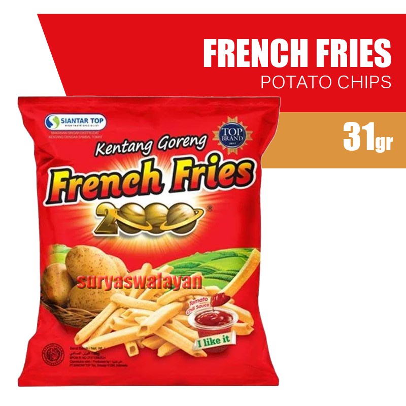 

French Fries 2000 Kentang Goreng 31 gr Kerupuk