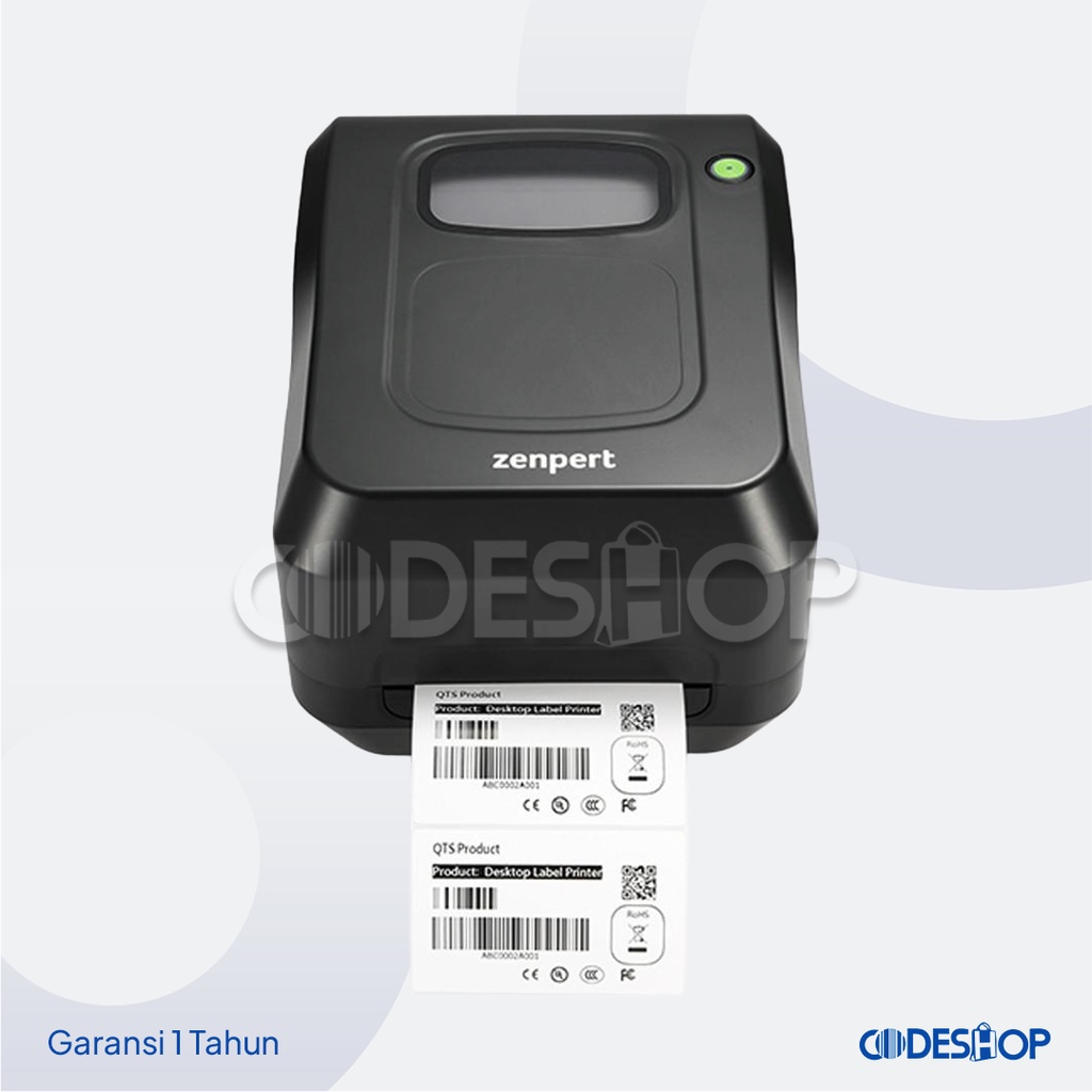 Printer Barcode TSC ZENPERT 4T500 Cetak Label 2 in 1 Mode 203 DPI USB