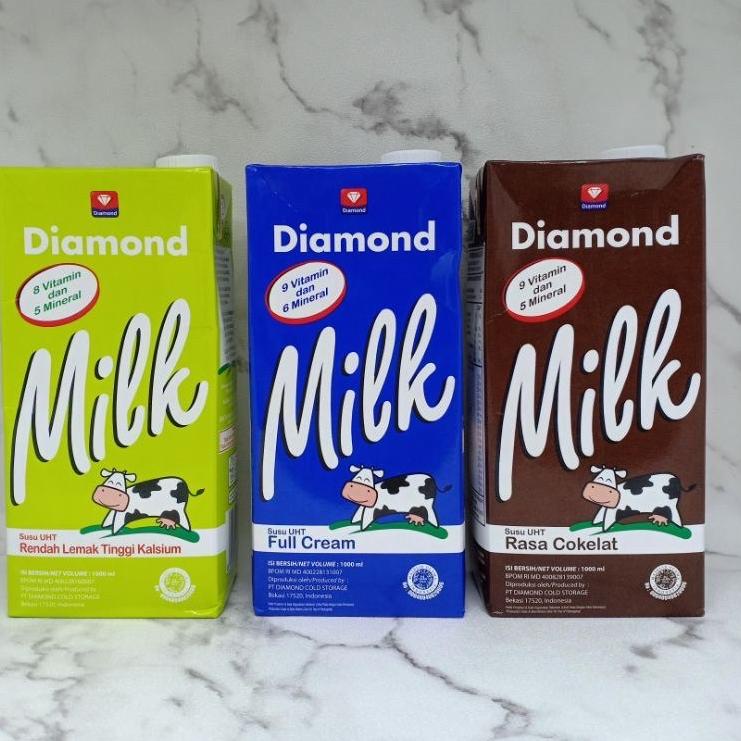 

【Penjualan Terbaik】✅COD DIAMOND Susu UHT 1L