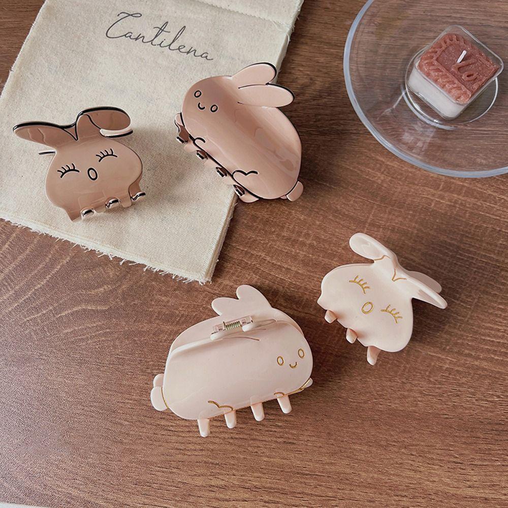 Agustina Asetat Kelinci Rambut Cakar Pesta Elegan Fashion Hiasan Kepala Ins Hiu Klip Baru Rambut Menangkap Hewan Manis Rambut Klip Strawbery Wanita Hairgrips